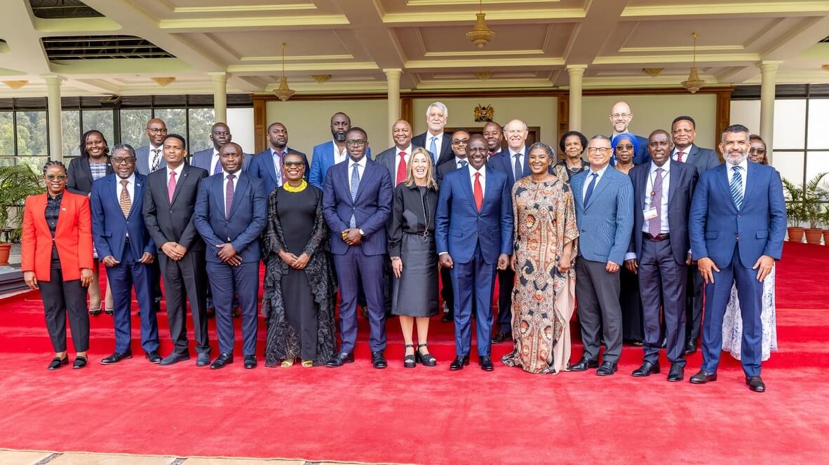 AMALI delegation at State House, Kenya_