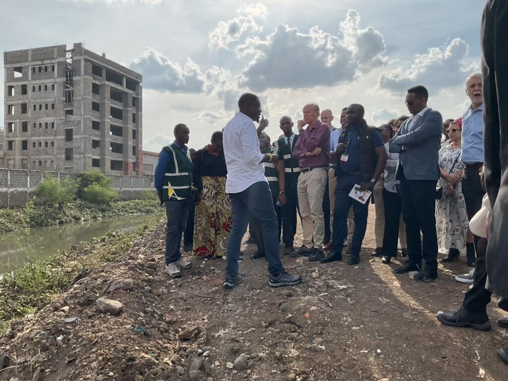 Nairobi Governor Sakaja site visit with AMALI